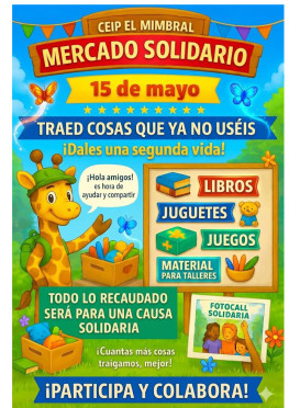 Mercadillo solidario CEIP El Mimbral - ...