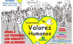 Marcha solidaria 'Gracias a la vida' ...