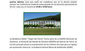 La Residencia Militar “Virgen del ...