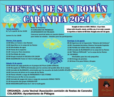 Fiestas San Román 2024 - Carandía de ...