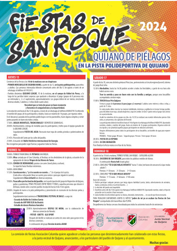 Fiestas de San Roque 2024 - Quijano de ...