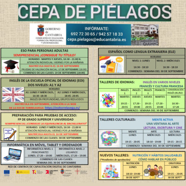 El CEPA de Piélagos abre, hasta el 16 ...